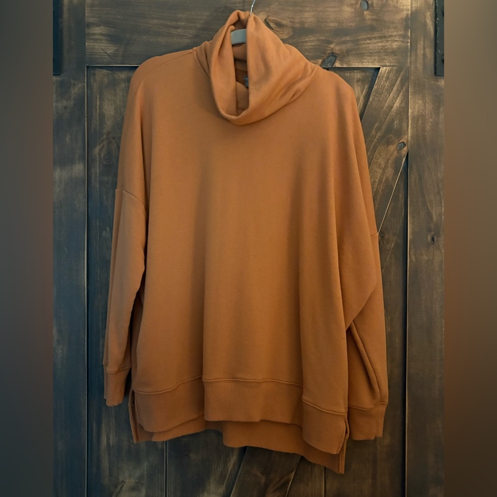 Aerie Warm Pumpkin Knit Sweater